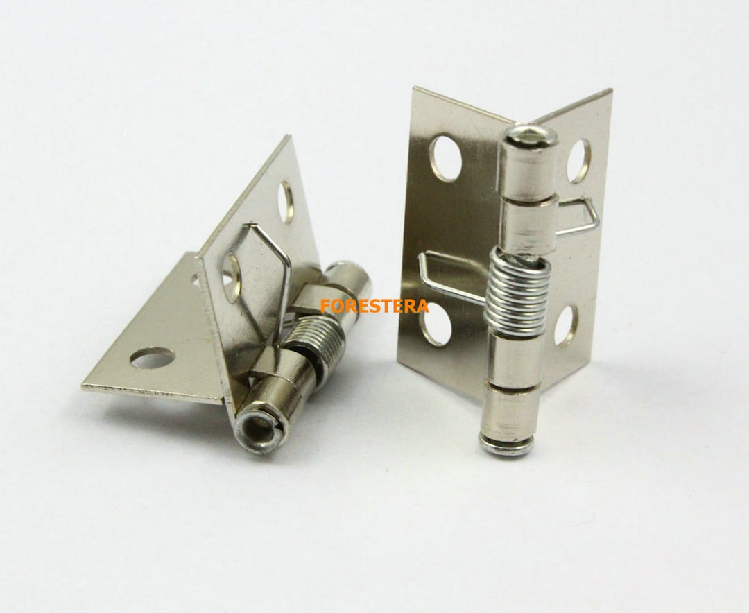 20pcs Silver Automatic Closed Spring Hinge Small Box Hinge 24x16mm ...
