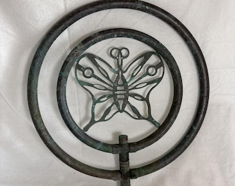 Tête de fontaine pour arrosage automatique en cuivre antique, patine rotative, sans support