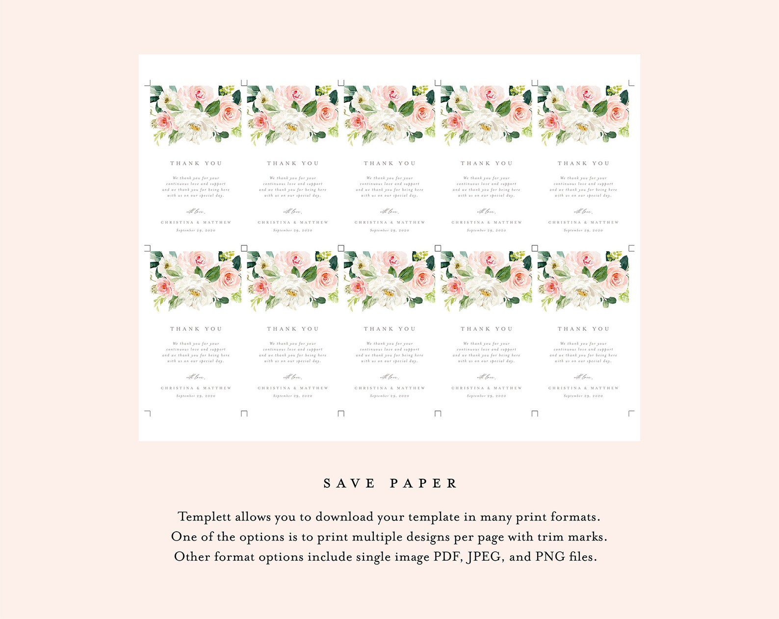 Editable Template Instant Download Spring Romance Drink Tags | Etsy