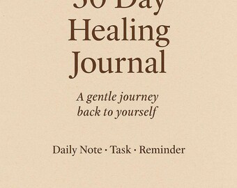 30 dagen werkboek emotionele reset | Dagelijks zelfliefdedagboek voor genezing en helderheid (digitale download)