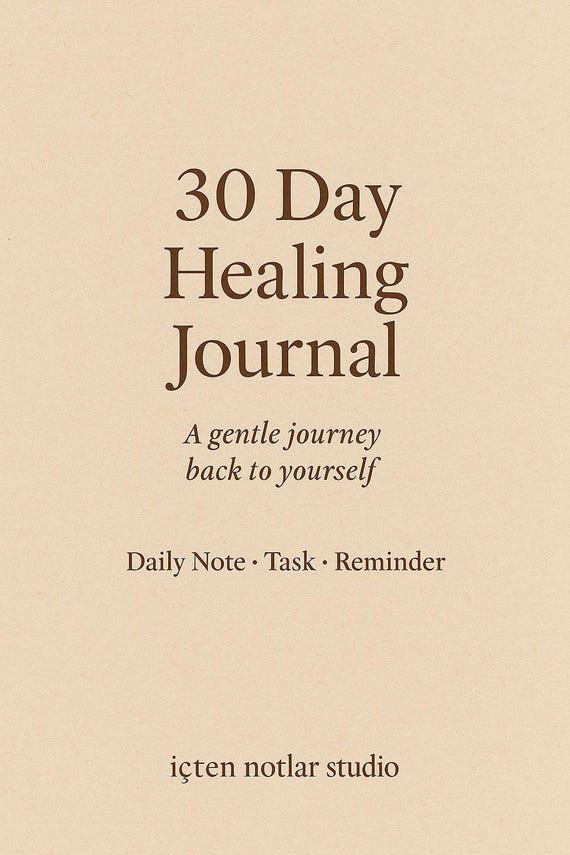 30 Day Emotional Reset Workbook | Daily Self-Love Journal for Healing & Clarity (Digital Download)