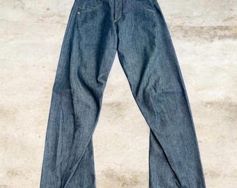 Vintage Levi's Engineered 654 W34 L34 Medium Blue RARE Levis 00002