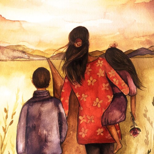 Gift for Mom Son Bedroom wall Art Decor Love Boy Artwork Etsy