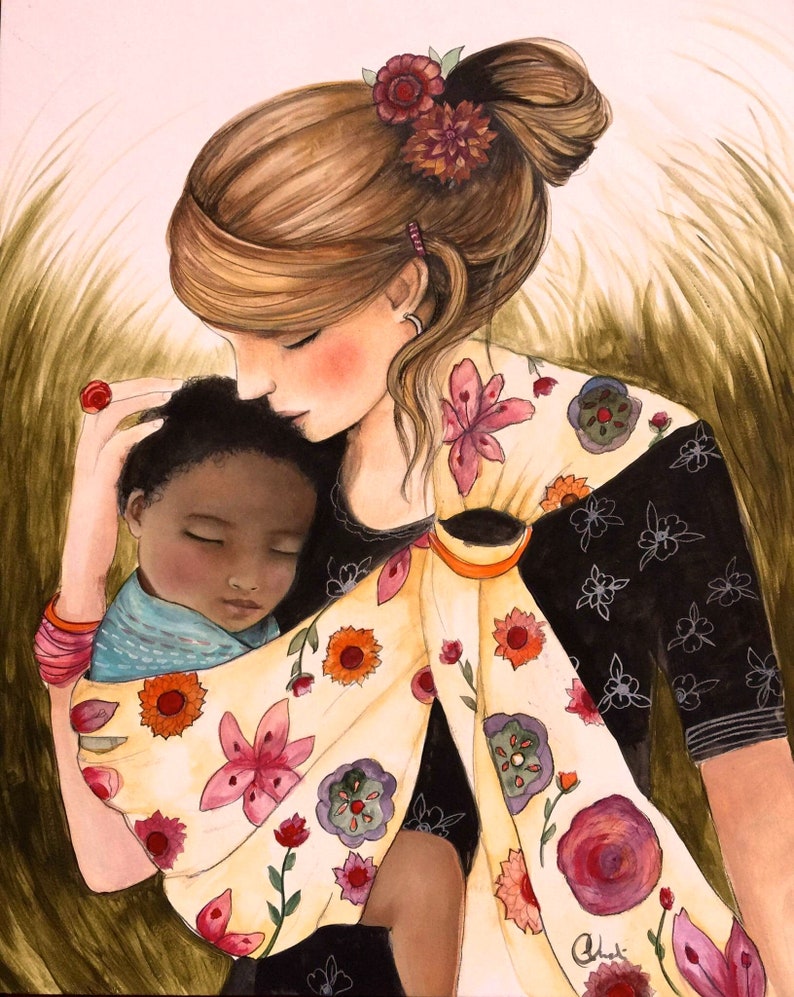 Gift for Mom Wall Art Decor Love Artwork Gift for Etsy