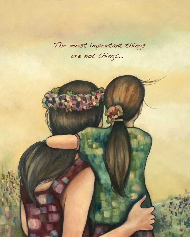 Art Print Gift for Mom Wall Art Decor Love Artwork Gift Etsy