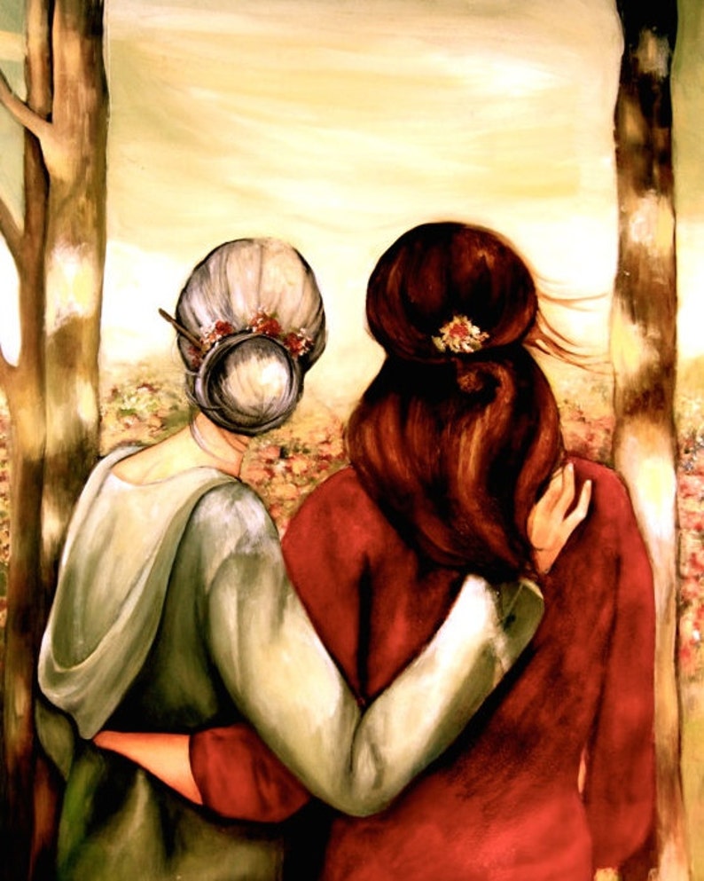 Art Print Gift for Mom Wall Art Decor Love Artwork Gift Etsy