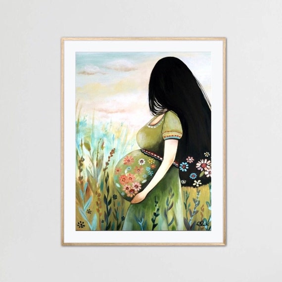 For Mother's Day, Mother Daughter Print, - Etsy