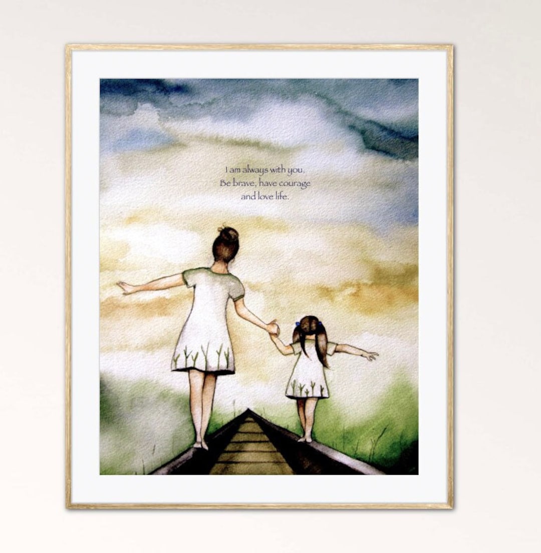 Art Print Motherhood, Mother Daughter Gift, - Etsy
