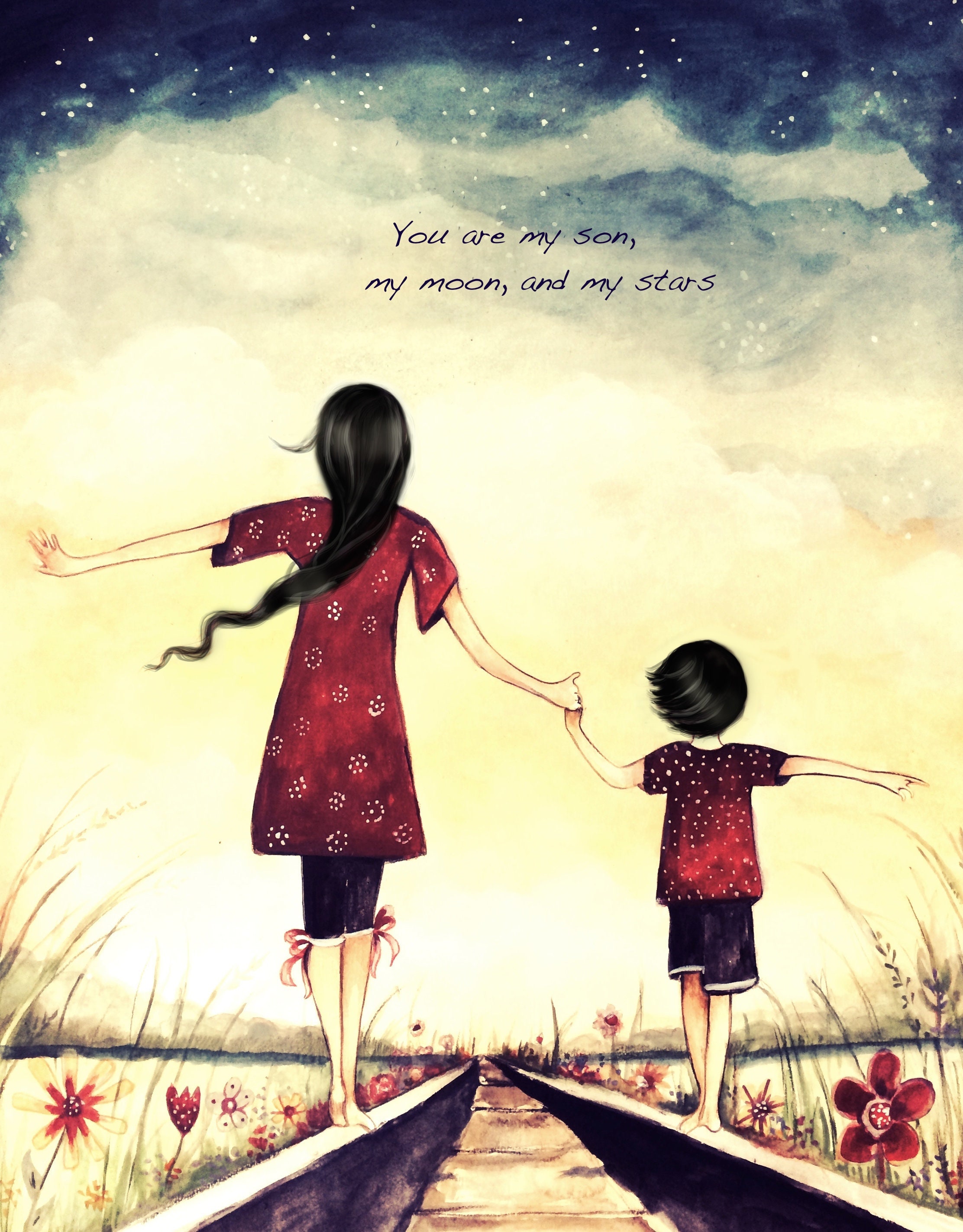 Основной темой работ Claudia Tremblay является материнство, любовь