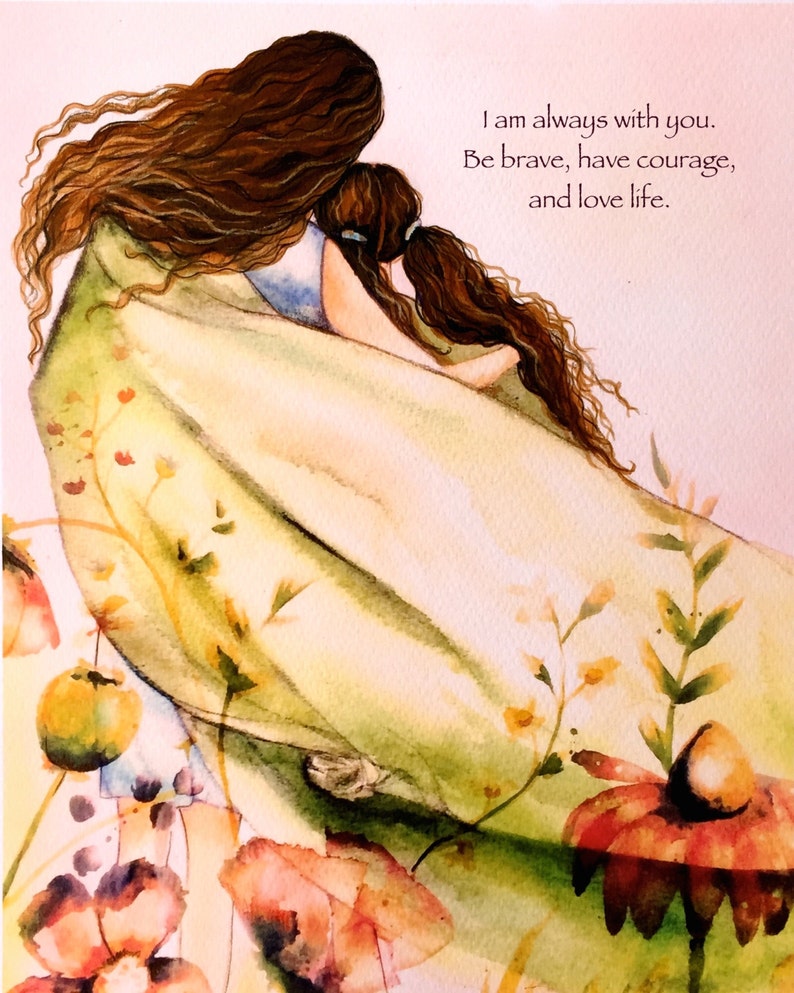 Art Print Gift for Mom Wall Art Decor Love Artwork Gift Etsy