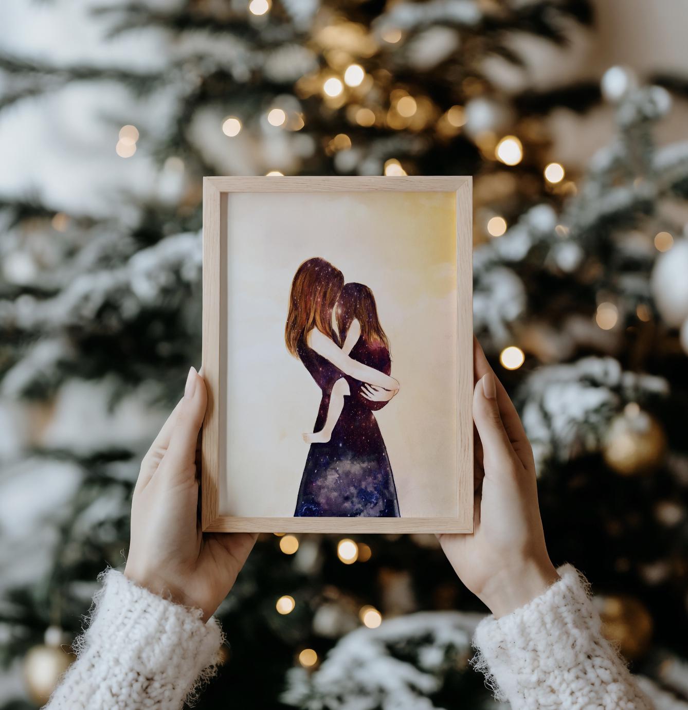 Persönliche Akryl-Dekoration Als Geschenk Für Mama – Perfekt Für Weihnachten, Muttertag, Geburtstag & Mehr