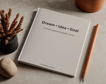 Drömidémålsarbetsbok • Simple Life Vision System (utskrivbar PDF)
