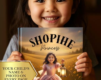 Personalized Princess Storybook with Child’s Name & Photo • Custom Girl Gift • Keepsake Book