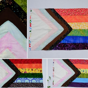 Progress Pride Flag Wall Hanging – Handmade LGBTQIA+ Flag with Grommets