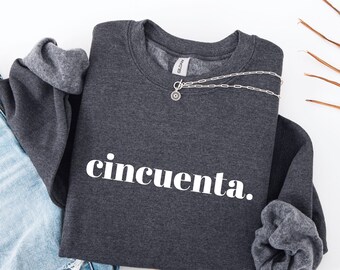 Cincuenta Shirt, 50th Birthday Shirt Vintage 1975 T Shirt 1975 Birthday Gift 50th Birthday 50 Years Old Tee Limited Edition Legend Classic