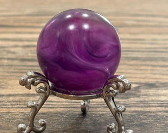 Crystal Ball Sandtray Miniature | Fortune Teller Orb | Play Therapy Tool | Divination Prop | Mystical Mini | Witchy Decor
