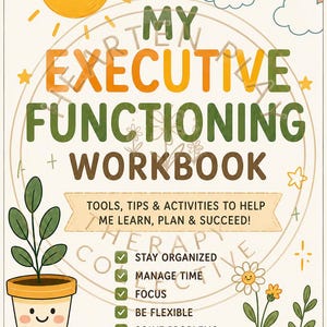 Executive Functioning Workbook for Kids | Printable PDF | ADHD, Autism Support, School Counseling, Executive Skills Activities