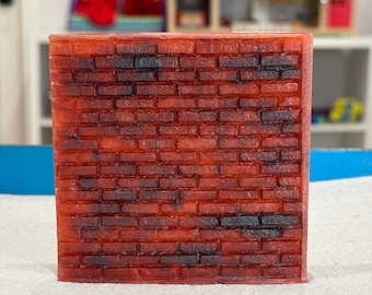 Resin Brick Wall Sandtray Miniature | Play Therapy Tool | Boundary & Protection Symbol |  Sand Tray Therapy Mini | Emotional Expression