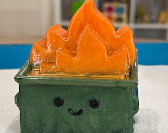 Dumpster Fire Sandtray Miniature