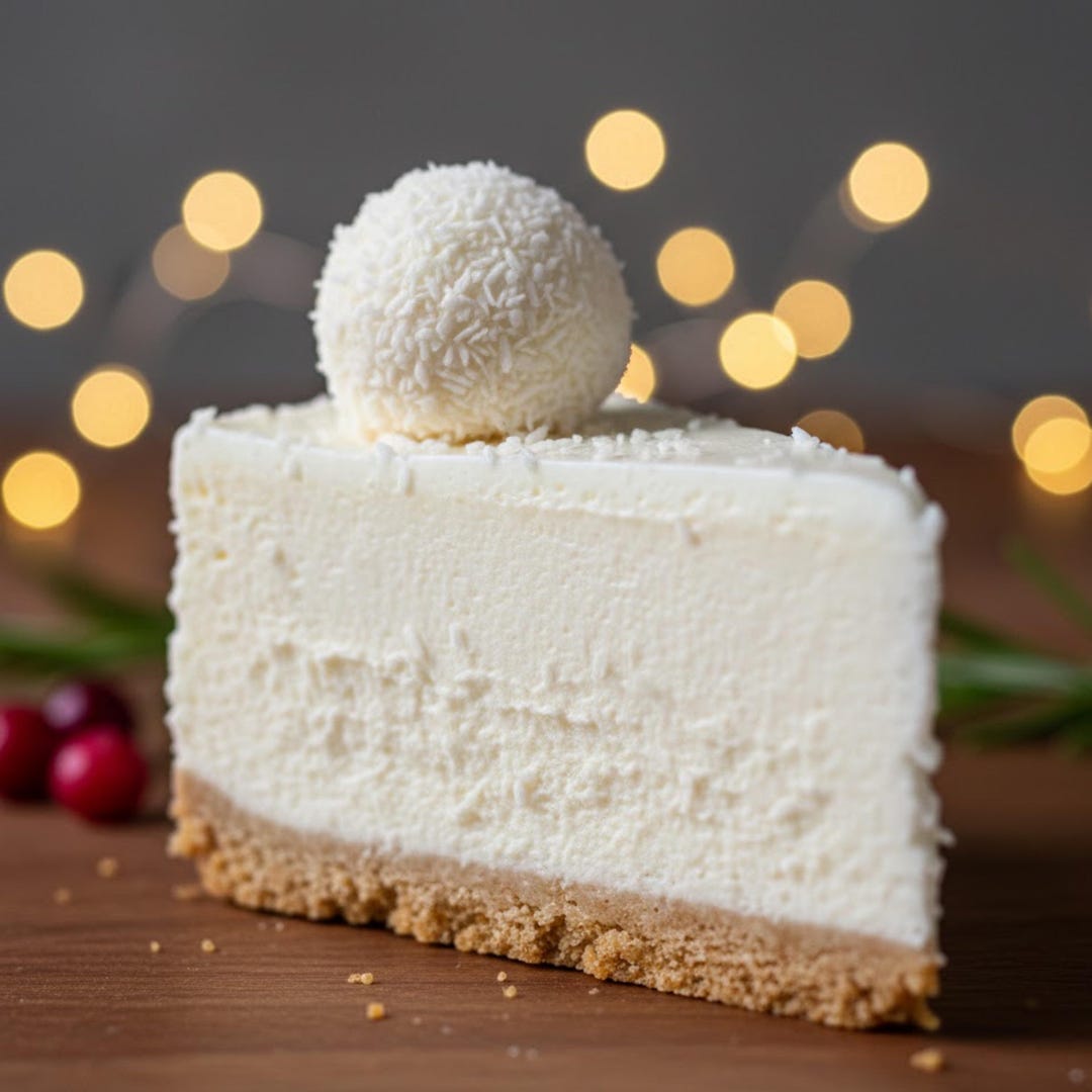 No-bake Coconut & Ferrero Rocher Cheesecake Recipe | Easy Dessert ...