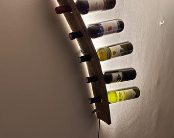 OAK WINE RACK