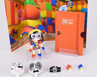 Pomni Action Figure The Amazing Digital Circus Toy TADC Collectible Anime Action Figure Cute Desk Decor Gift for Fans