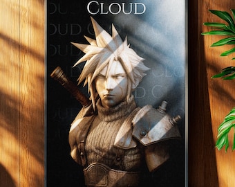 ファイナルファンタジーVII プロモーションポスター、ビデオゲーム