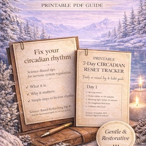 7 Tage Zirkadianer Rhythmus Tracker + Wissenschaftsbasierter Gesundheitstipp PDF