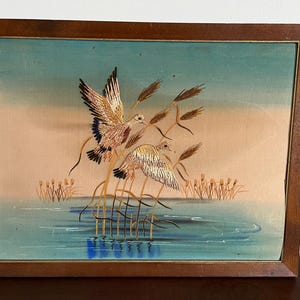 Vintage Japanese Silk Embroidery Art - Etsy