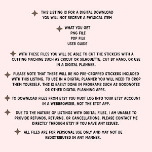 Pegatinas imprimibles para agendas con lista de lectura mensual / Descarga de pegatinas digitales para agendas / Pegatinas para diario bíblico