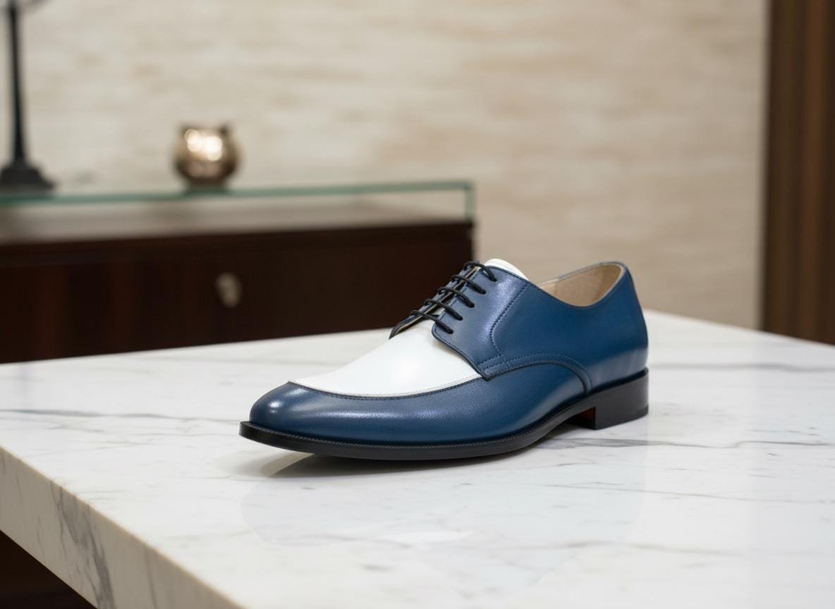 Mens Blue and White Oxford Shoes | Two Tone Leather Dress Shoes | Handmade Lace up Formal Shoes | Custom Size Footwear - Etsy Mens Blue and White Oxford Shoes | Two Tone Leather Dress Shoes | Handmade Lace up Formal Shoes | Custom Size Footwear - Etsy