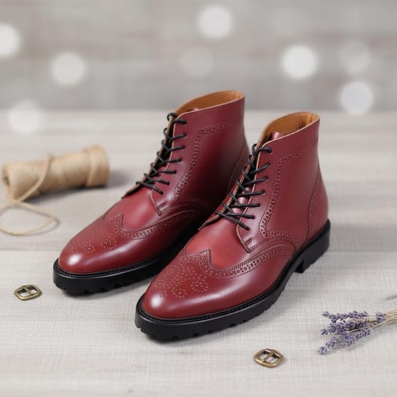 mens burgundy dress boots Burgundy Eel Cowboy Boots