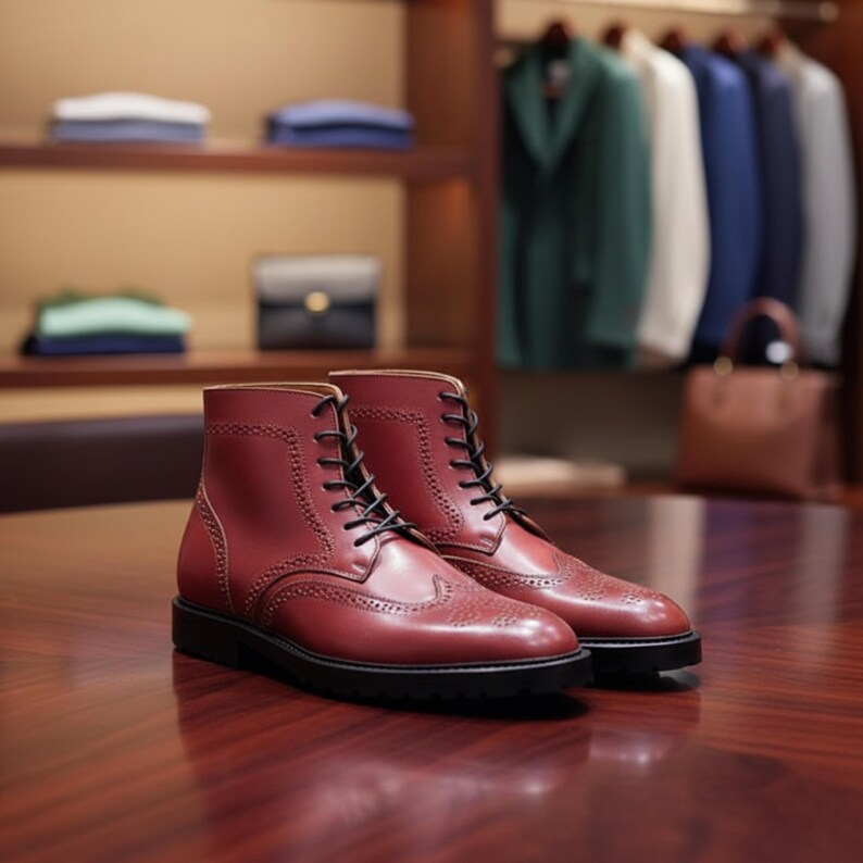 Bottes Homme En Cuir Véritable Respirantes - Taille US 5 à 12.5, Idéales Randonnée