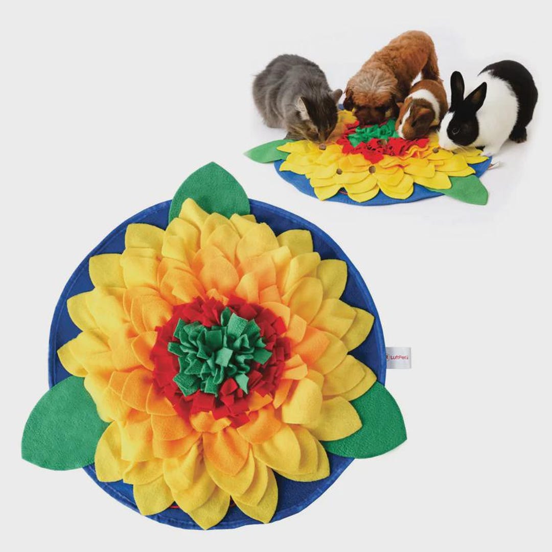 Sunflowerz Snuffle Mat— Washable & Soft Mat for Dogs, Cats, Rabbits ...