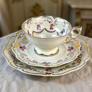 Reichenbach（ライヒェンバッハ）ヴィンテージティーセット　ドイツ製 Reichenbach china - Etsy 日本
