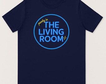 Maglietta "Festa in salotto" / Merchandising PITLR / Maglietta con vibrazioni da DJ