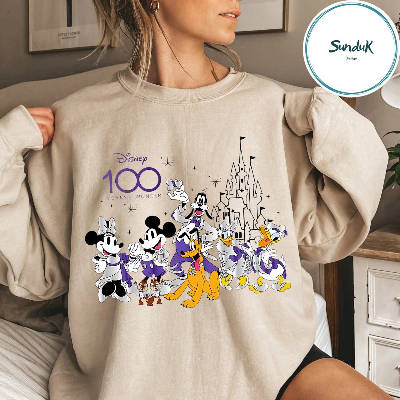 Disney 100 Years Of Wonder Shirt, Disney 100th Anniversary Sweatshirt
