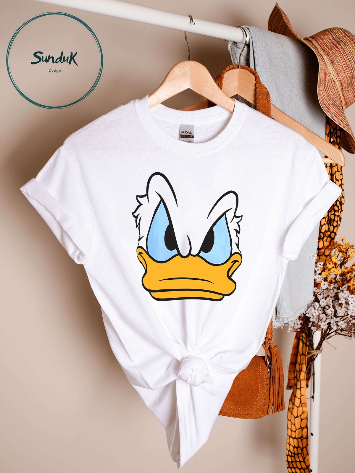 Vintage Disney Donald Big Face Shirt