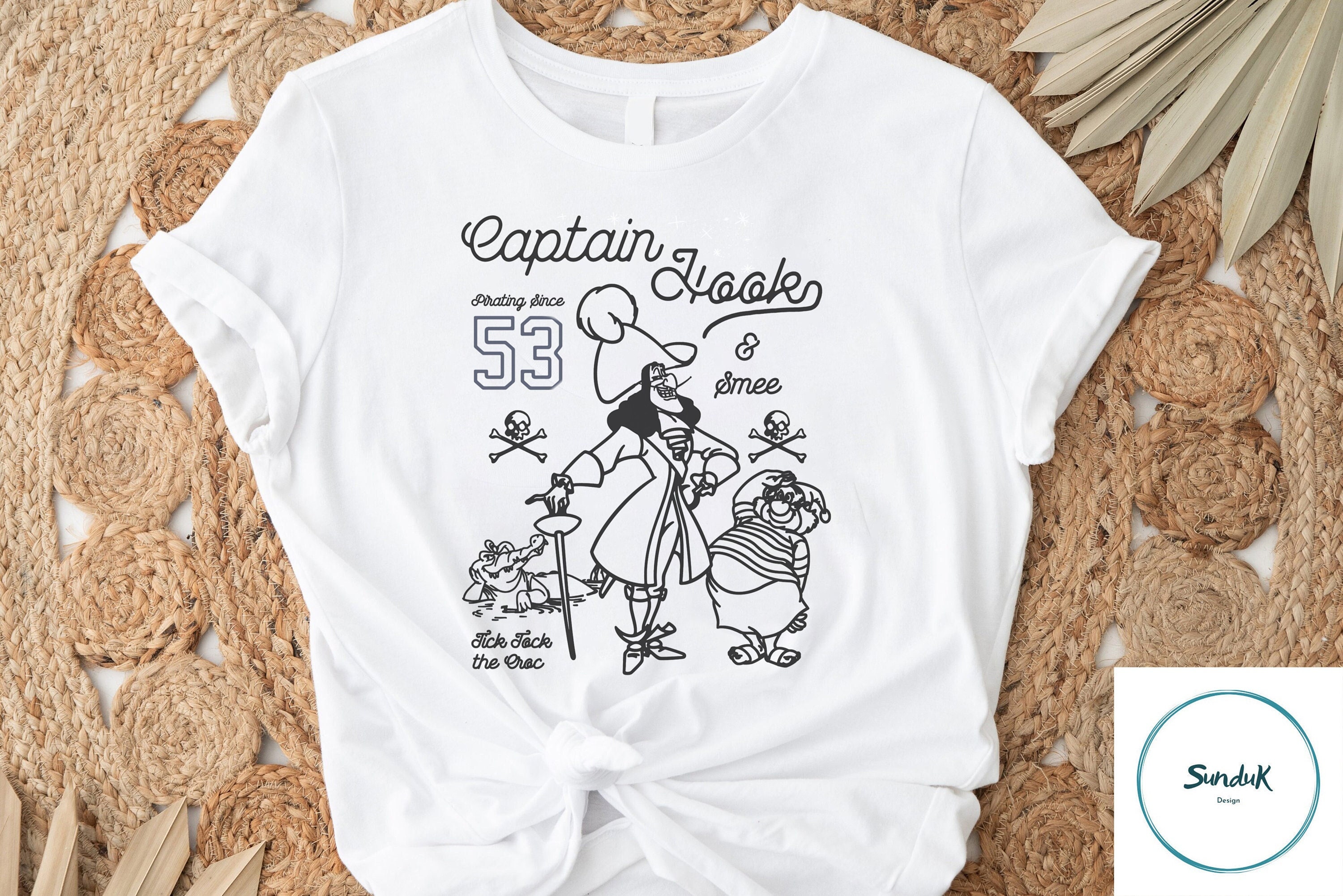 Disney Peter Pan Captain Hook And Mr. Smee Shirt sold by JeanZ, SKU 175344