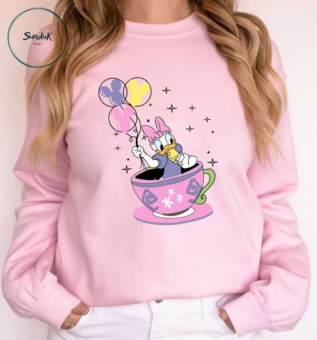 Disney Daisy Duck Balloon Sweatshirt