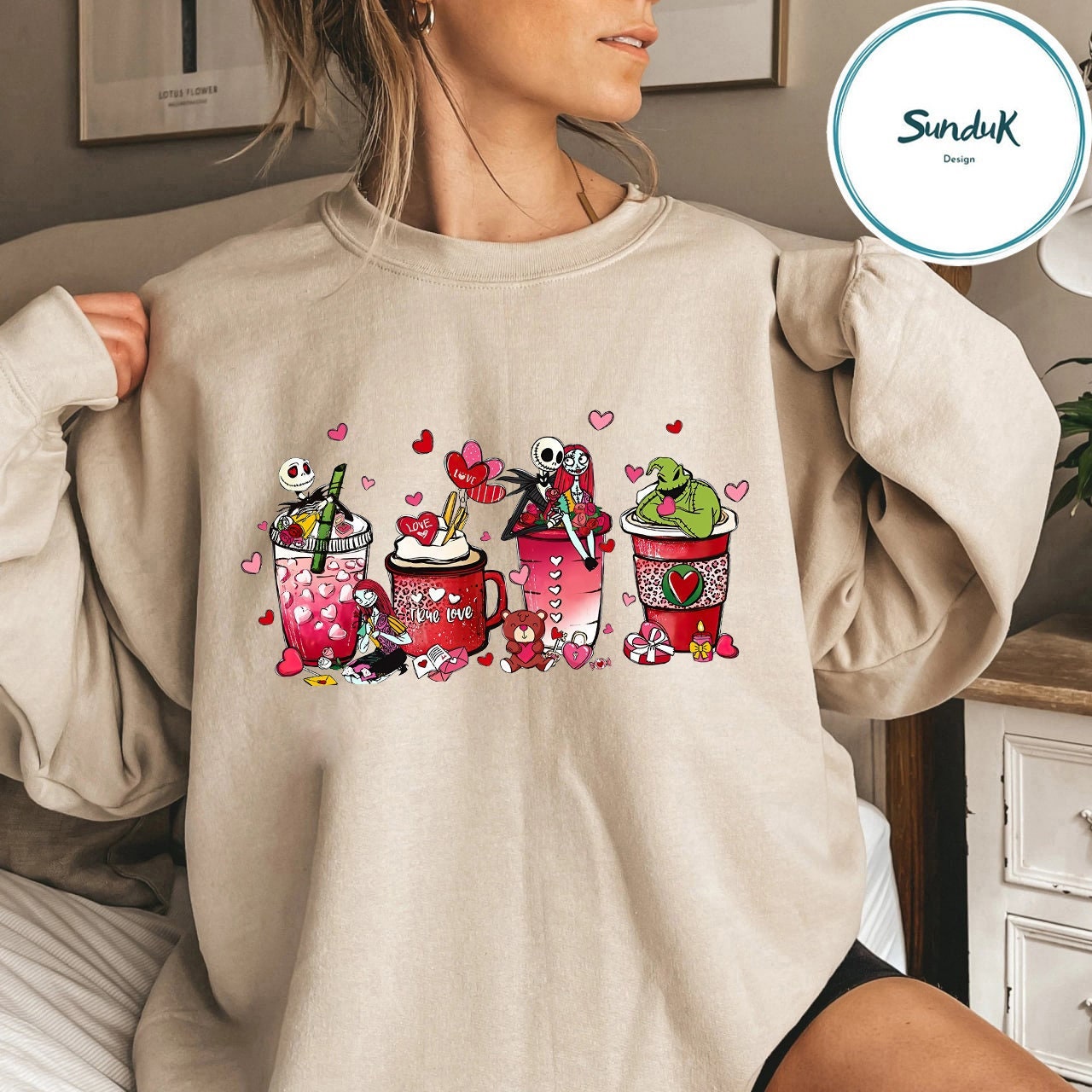 Discover Disney Valentine Coffee Latte Shirt, Valentine's Day Matching Tee