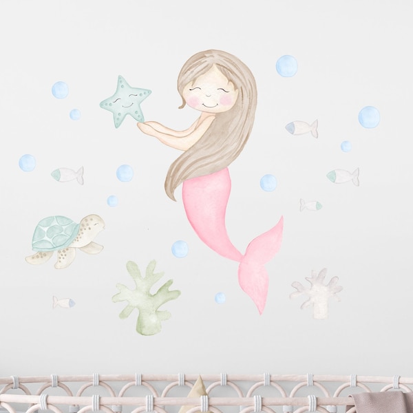 Ocean Theme Wall Decal Etsy