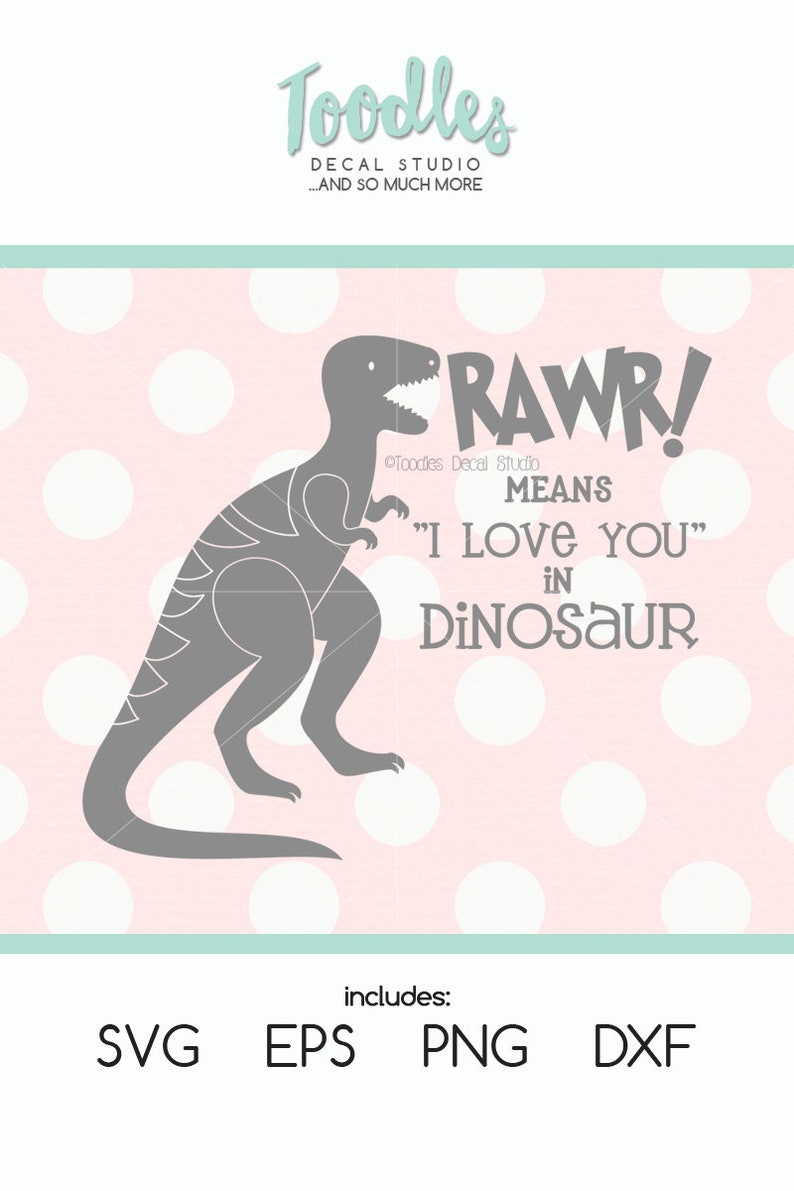 Free Free Love Svg Dinosaur 133 SVG PNG EPS DXF File