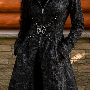 Lace up Back Coat - Etsy