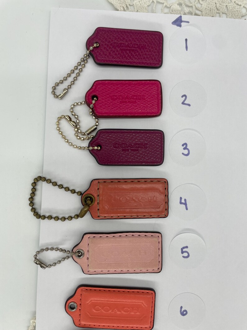 Vintage Coach Hangtags - Sold Separately - Etsy