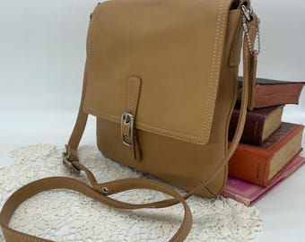 Vintage Coach Camel Legacy Slim Crossbody - Style 9592