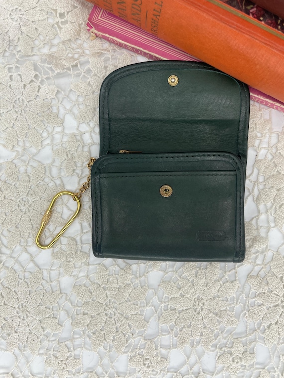 Vintage Coach Bottle Green Multifunction Wallet - Etsy