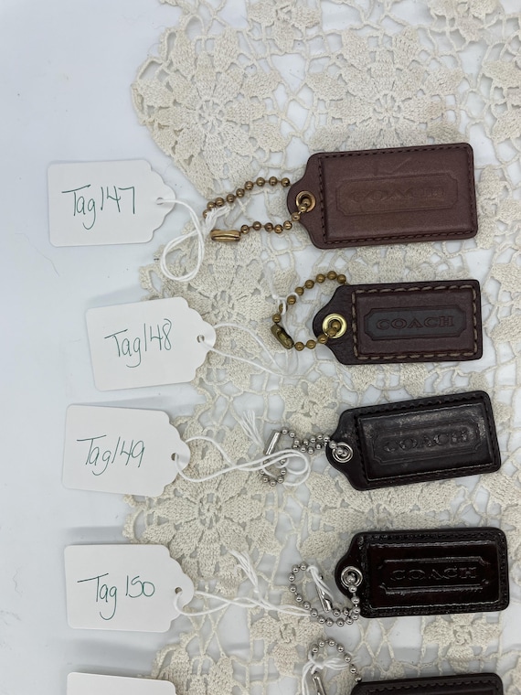 Vintage Coach Hangtags - Sold Separately - Etsy