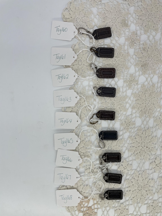 Vintage Coach Hangtags - Sold Separately - Etsy