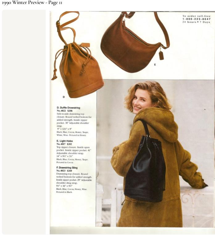 Vintage Coach Wine Duffle Drawstring - Style 4022 - Etsy Israel